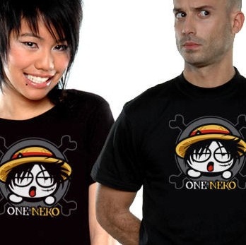 One Piece - T-shirt One Neko Luffy - Nekowear