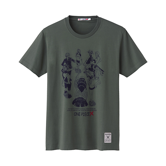 Manga - Manhwa - One Piece - T-shirt X Olive - Uniqlo