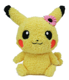 Pikachu - Peluche MokoMoko Ver. Girl - Sekiguchi