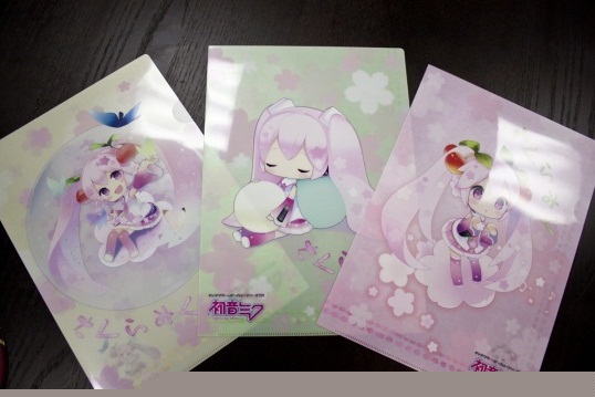 manga - Vocaloid - Clear Files Sakura Miku - Good Smile Company