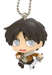Manga - Manhwa - Attaque Des Titans (l') - Strap Deformed Mini Chimi Chara Mascot - Eren Jaeger - Takara Tomy