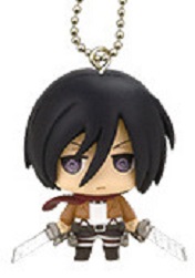 Manga - Manhwa - Attaque Des Titans (l') - Strap Deformed Mini Chimi Chara Mascot - Mikasa Ackerman - Takara Tomy