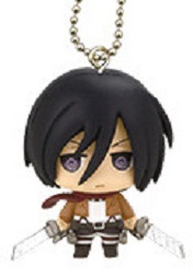 manga - Attaque Des Titans (l') - Strap Deformed Mini Chimi Chara Mascot - Mikasa Ackerman - Takara Tomy