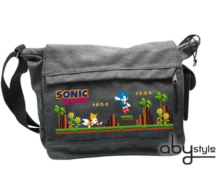 manga - Sonic - Sac Besace Sonic Green Hills Level Grand Format - Abystyle