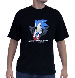 Manga - Sonic - T-shirt Sonic Too Slow Homme - ABYstyle