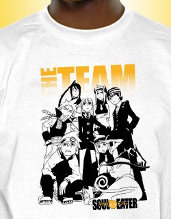 Soul Eater - T-shirt The Team - Nekowear