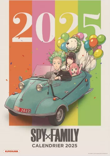 Manga - Manhwa - Spy x Family - Calendrier 2025 - Kurokawa