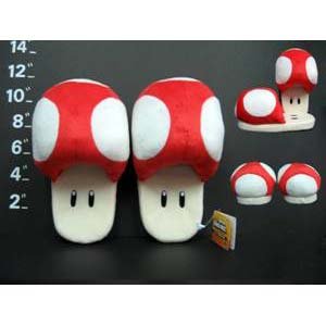 Super Mario Bros. - Chaussons Mushroom Rouge - Banpresto