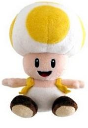 Toad - Peluche Jaune - Nintendo