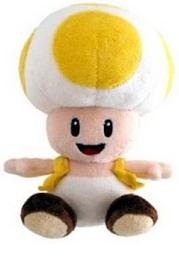 Manga - Toad - Peluche Jaune - Nintendo