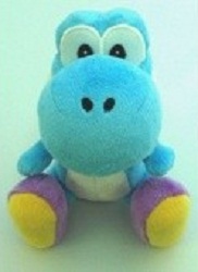 manga - Yoshi's Island - Peluche Yoshi Bleu Clair - Nintendo