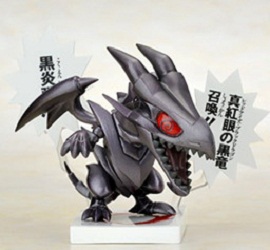 Mangas - Yu-Gi-Oh ! - One Coin Grande Figure Collection Duel Start - Dragon Noir Aux Yeux Rouges - Kotobukiya