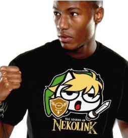 Manga - Zelda - T-shirt The Legend Of Nekolink - Nekowear