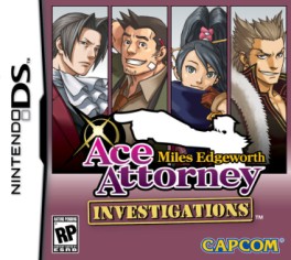 jeux video - Ace Attorney Investigations - Miles Edgeworth