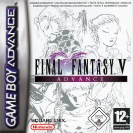 jeux video - Final Fantasy V Advance