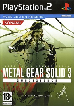 Jeu Video - Metal Gear Solid 3 - Subsistence