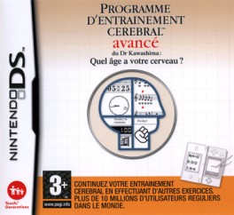 Jeu Video - Programme d'entraînement cérébral avancé du Dr Kawashima