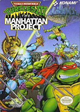 Jeu Video - Teenage Mutant Ninja Turtles III - The Manhattan Project