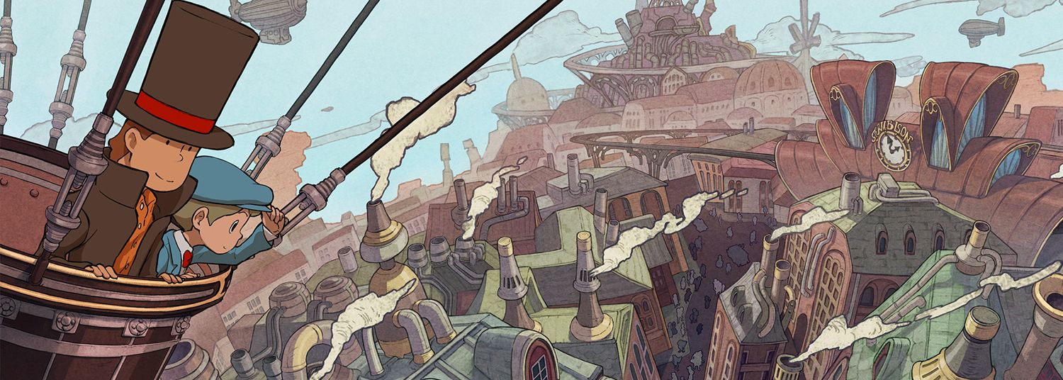 Professor Layton and The New World of steam - Manga