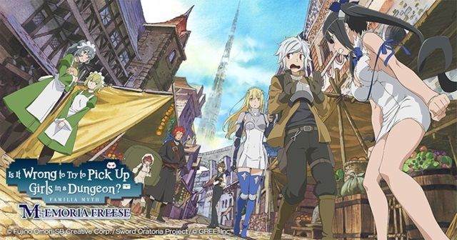 jeu video - DanMemo - Is it Wrong to Try to Pick Up Girls in a Dungeon? MEMORIA FREESE