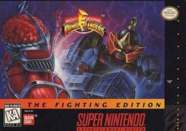 Jeu Video - Mighty Morphin Power Rangers - The Fighting Edition