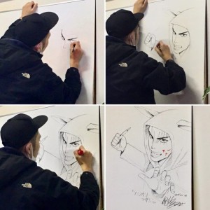 Okushima hiroya dedicace JP