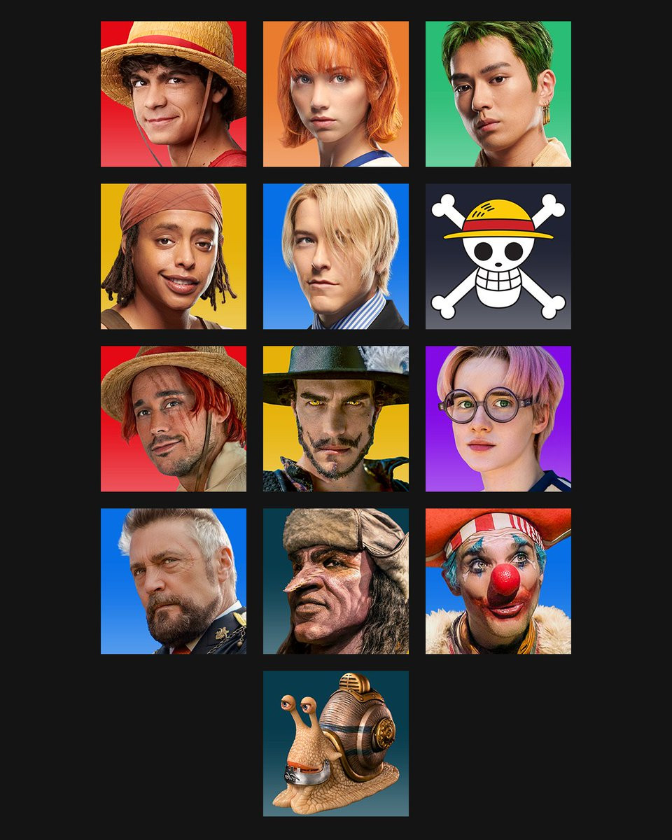 One piece netflix series live action characters