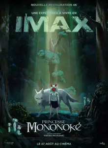 Princesse mononoke affiche sortie 4k imax.