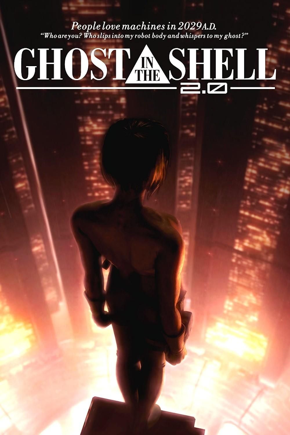 Ghost in the shell 2 0 affiche anime