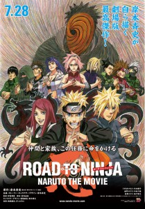 Naruto the movie road to ninja affiche jp