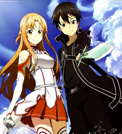 Sword art on line anime visual 1