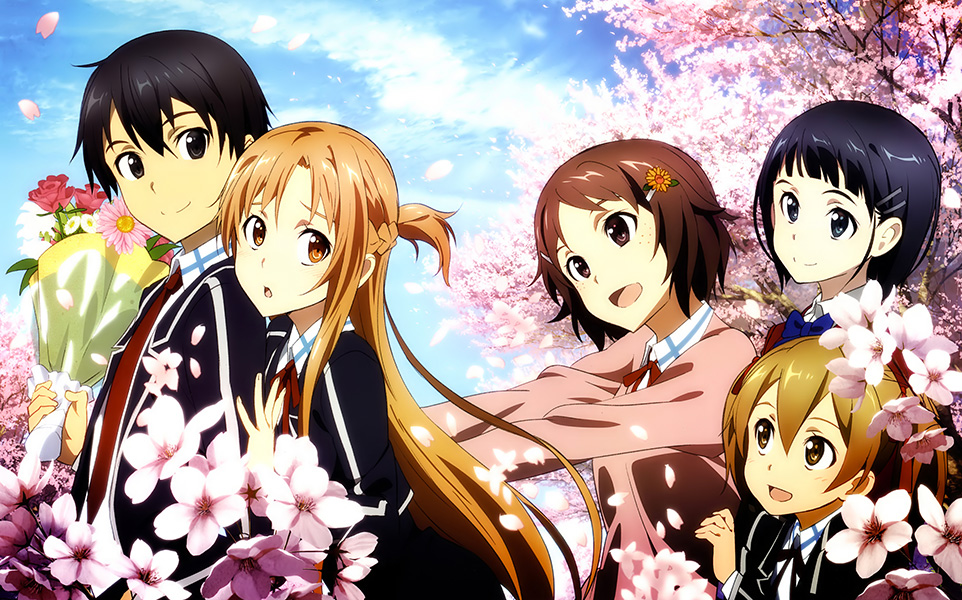 Sword art on line anime visual 5