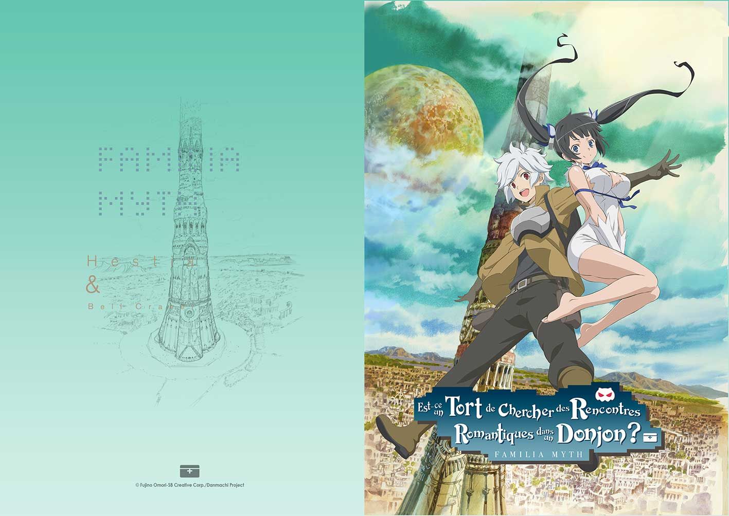 Danmachi visuel dvd livret