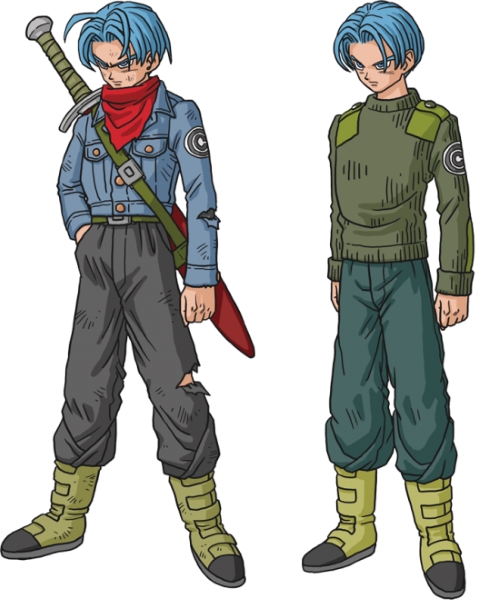 Dragon ball super anime chara trunks