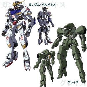 Gundam tekketsu no orphans anime import mechas