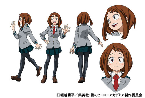 My hero academia anime ochako standard