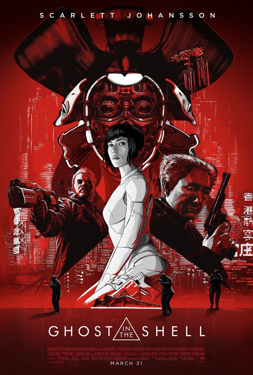 Ghost in the shell affiche us