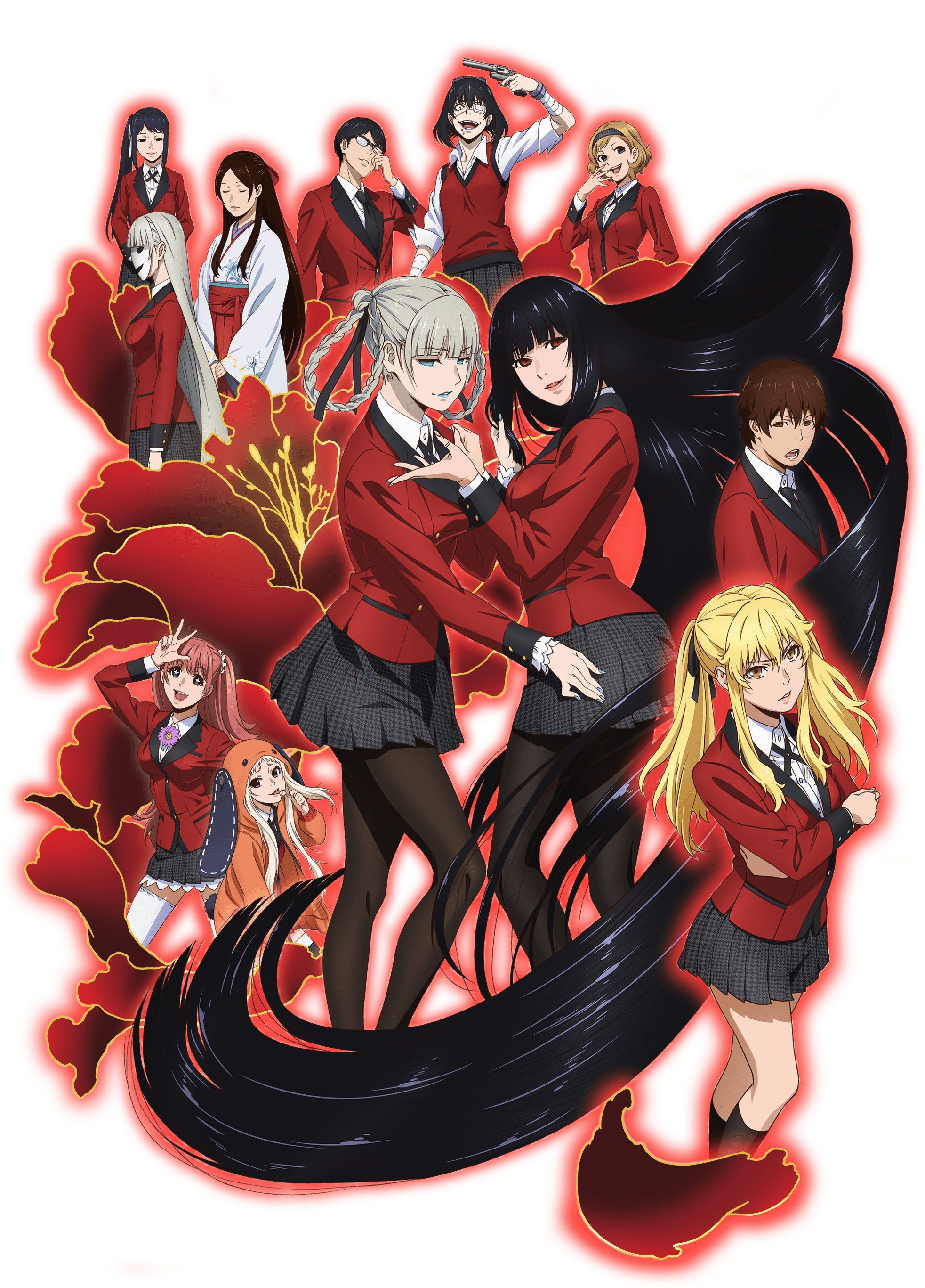 Kakegurui gambling scholl anime