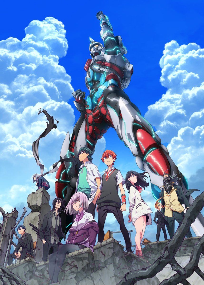 Ssss gridman anime visual 3