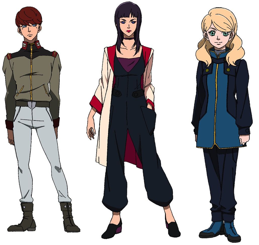 Gundam nt characters
