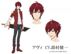 Yume Okoku to Nemureru 100 Nin no Oji sama anime avi chara design