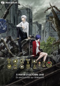 Tokyo ghoul re anime saison 2 annonce wakanim