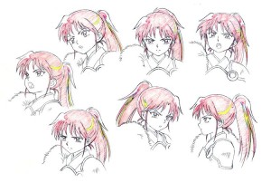 Hanyo no Yashahime Setsuna charadesign 1