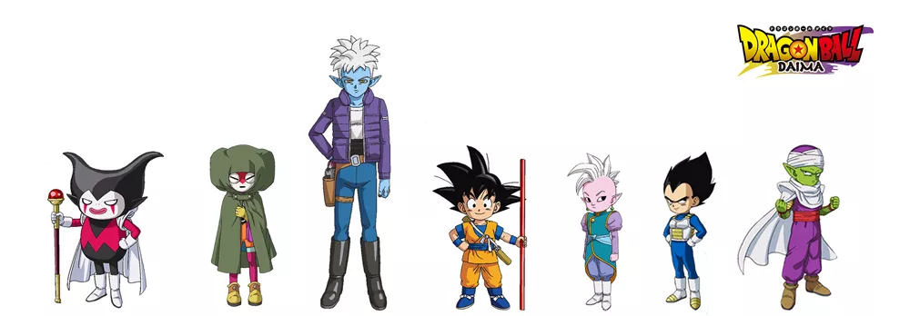 Dragon Ball Daima charadesigns.