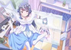 VTuber Nandaga Haishin Kiri Wasuretara Densetsu ni Natteta anime visual.