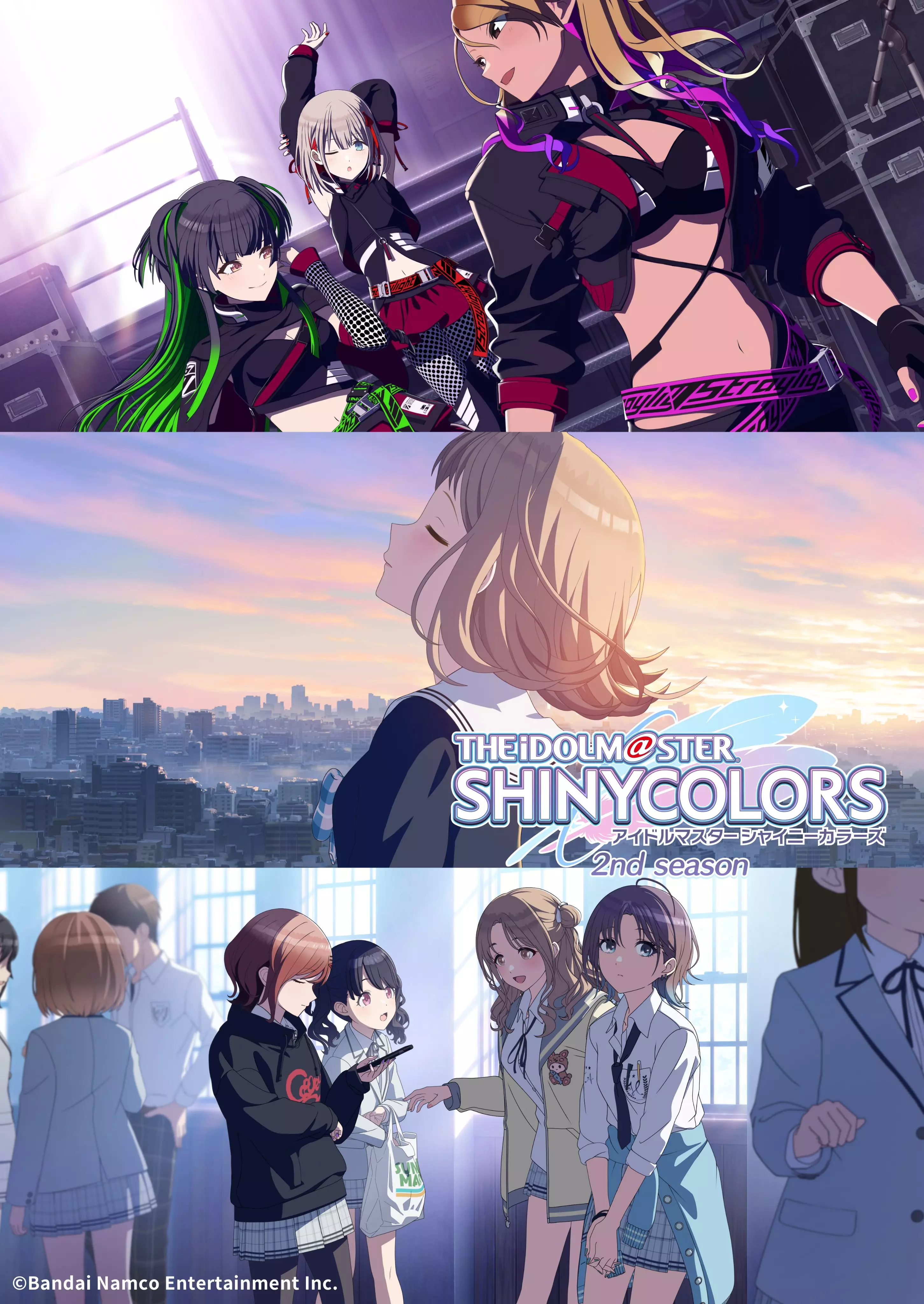 The Idolmaster Shiny Colors anime s2 visual.