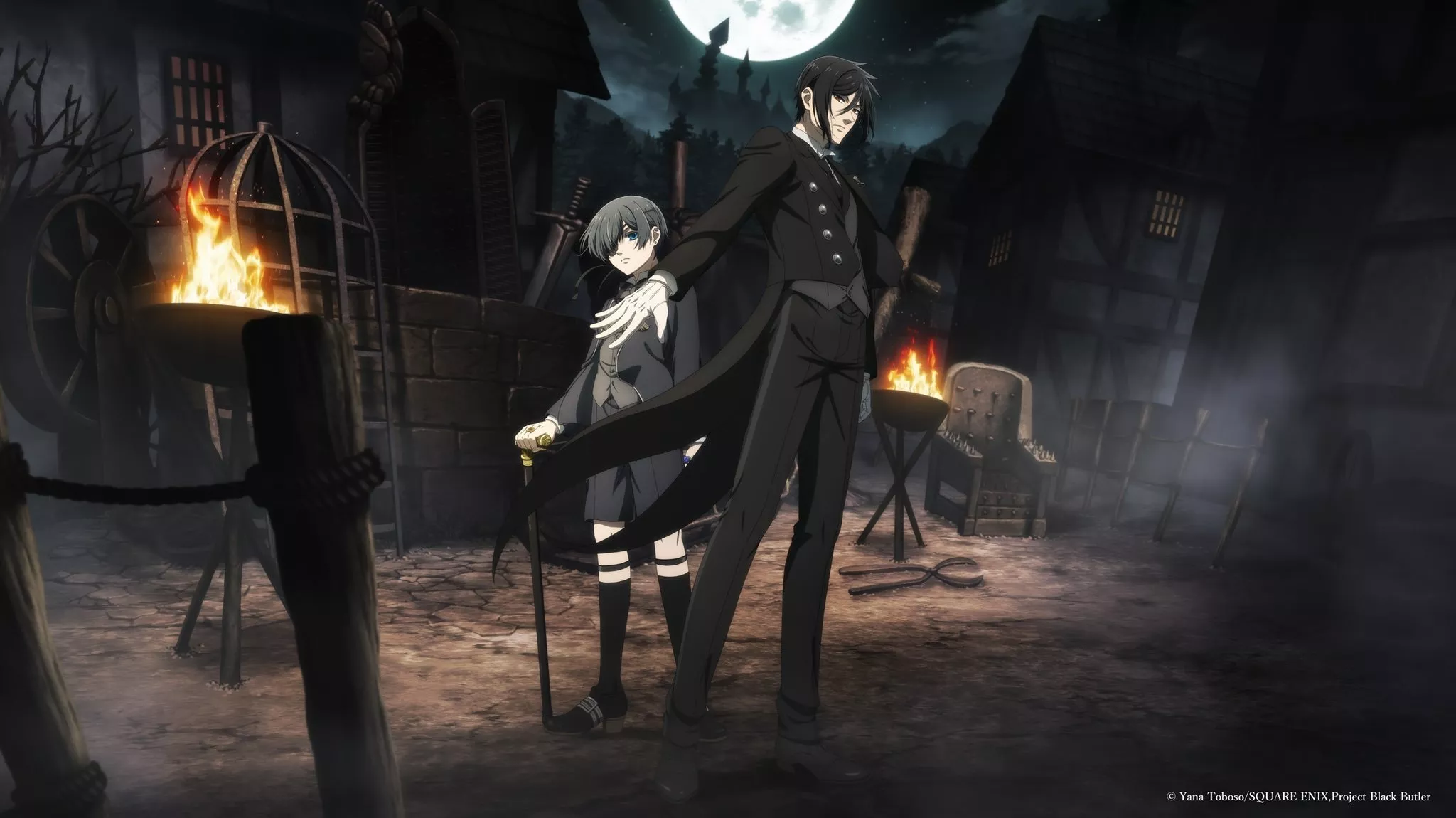 Black Butler Emerald Witch arc anime visual.