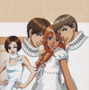 Peach girl anime visual 3