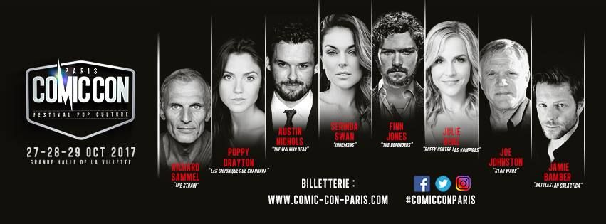 Le Comic-Con revient  Paris ce week-end Comiccon-invites