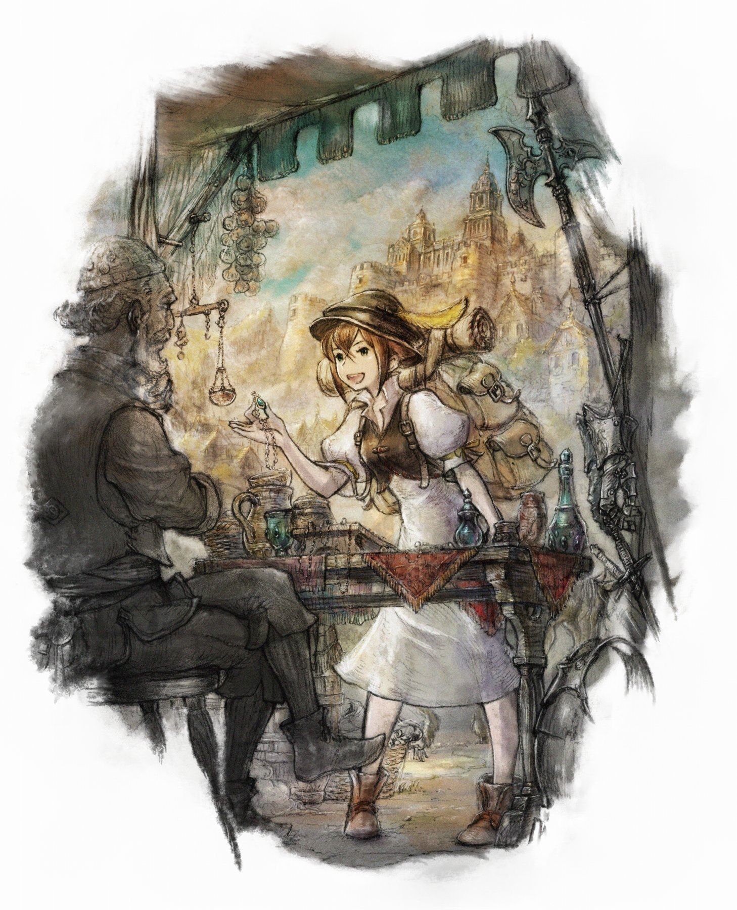 Octopath traveler artwork 3